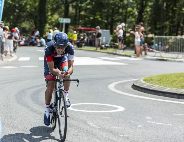 Rowerzysta Jerome Pineau - Tour de France 2014 — Zdjęcie stockowe