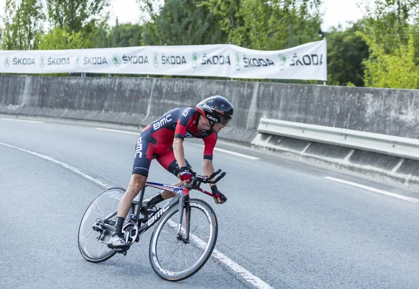 El ciclista Peter Stetina - Tour de Francia 2014 — Foto de Stock