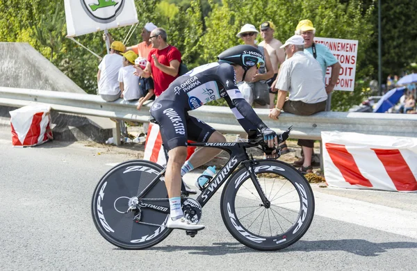 A kerékpáros jan bakelants - tour de france 2014 — Stock Fotó