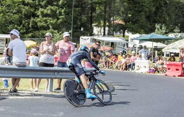 The Cyclist  Nieve Iturralde - Tour de France 2014 — 스톡 사진