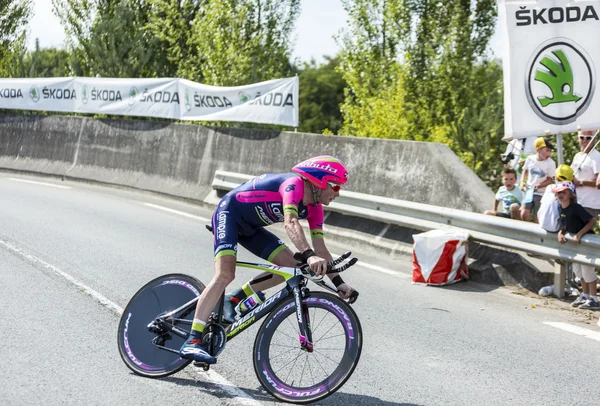 Pyöräilijä Chris Horner - Tour de France 2014 — kuvapankkivalokuva