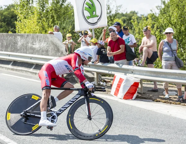 The Cyclist Yury Trofimov - Tour de France 2014 — Stok fotoğraf