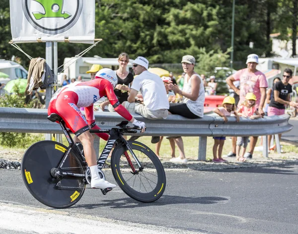 El ciclista Yury Trofimov - Tour de Francia 2014 — Foto de Stock
