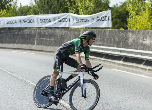 The Cyclist Pierre Rolland - Tour de France 2014 — Stok fotoğraf