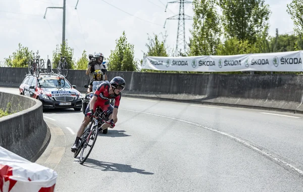The Cyclist Tejay van Garderen - Tour de France 2014 — Stock Photo, Image
