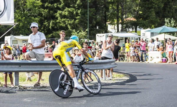 Vincenzo Nibali - kazanan, Fransa Bisiklet Turu 2014 — Stok fotoğraf