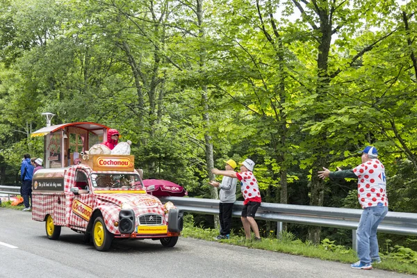 Cochonou Vehicle- Tour de France 2014 — Zdjęcie stockowe