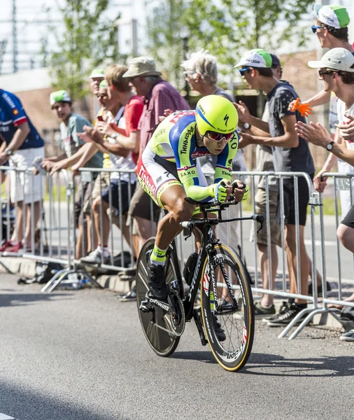 นักปั่นจักรยาน Peter Sagan ทัวร์เดอฝรั่งเศส 2015 — ภาพถ่ายสต็อก