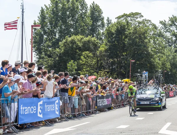 Bisikletçi Jack Bauer - Tour de France 2015 — Stok fotoğraf