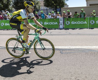 The Cyclist Jos van Emden - Tour de France 2015 clipart