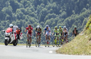 The Breakaway on Col D'Aspin - Tour de France 2015 clipart