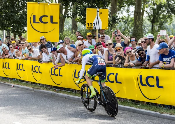 Rowerzysta Simon Yates - Tour de France 2015 — Zdjęcie stockowe