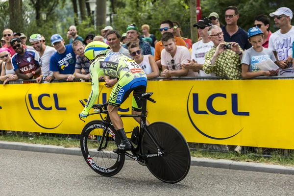 Bisikletçi Rafal Majka - Tour de France 2015 — Stok fotoğraf