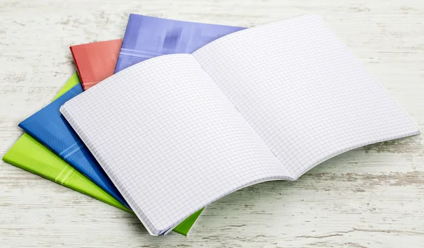 Renkli Notebook yığını — Stok fotoğraf