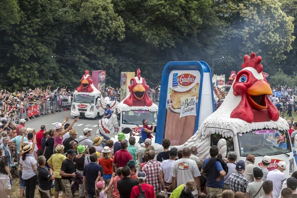 Le Gaulois Caravan - Tour de France 2015 — Stock fotografie