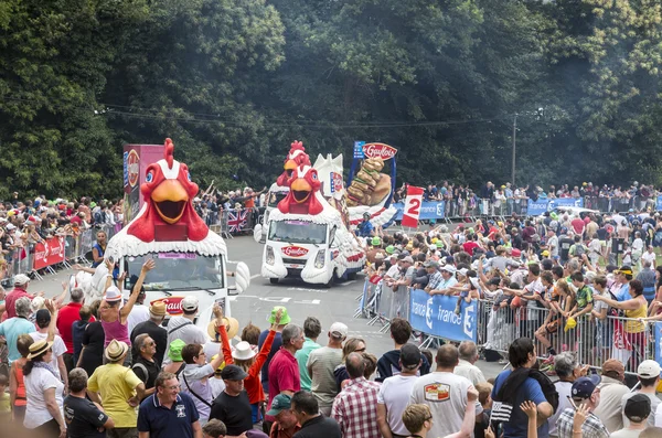 Le Gaulois Caravan - Tour de France 2015 — Stock Photo, Image