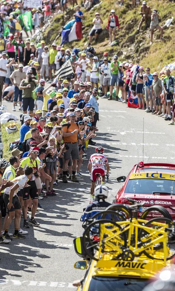 El ciclista Joaquim Rodríguez en Col du Glandon - Tour de France — Foto de Stock