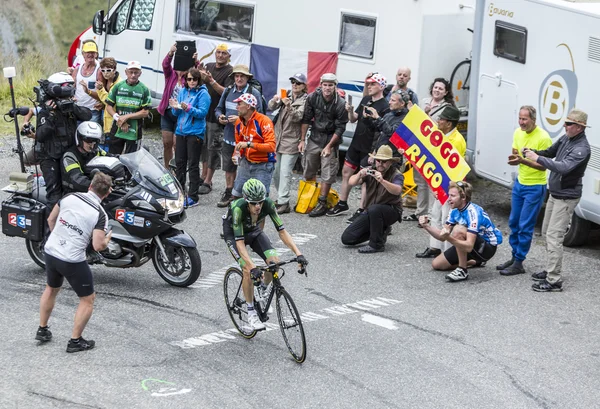 O ciclista Pierre Rolland - Tour de France 2015 — Fotografia de Stock