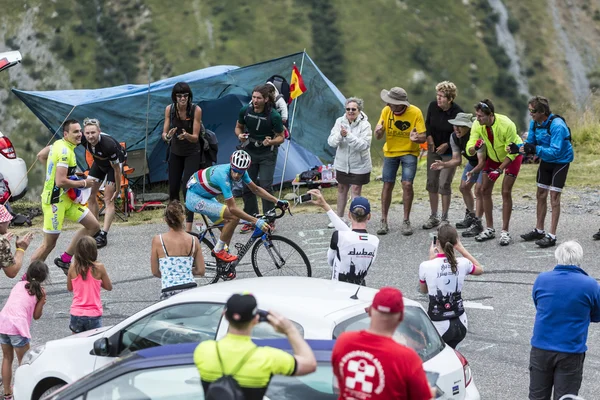 Rowerzysta Vincenzo Nibali - Tour de France 2015 — Zdjęcie stockowe