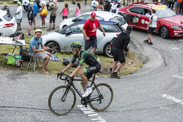 Bisikletçi Pierre Rolland - Tour de France 2015 — Stok fotoğraf