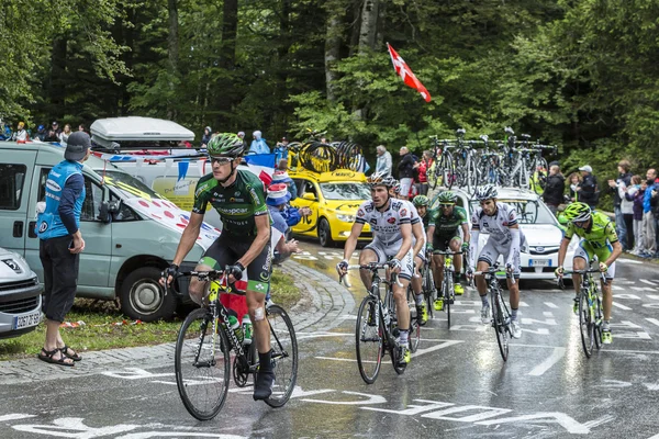 Grupo de ciclistas - Tour de Francia 2014 — Foto de Stock