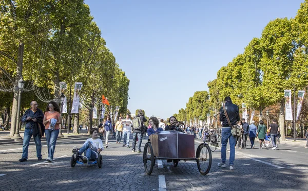 Velocars - Viaje sin Voiture, París 2015 — Foto de Stock