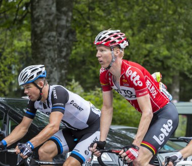 İki bisikletçiler - Tour de France 2014