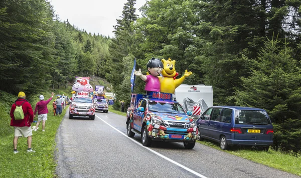 Χάριμπο τροχόσπιτο - Le Tour de France 2014 — Φωτογραφία Αρχείου