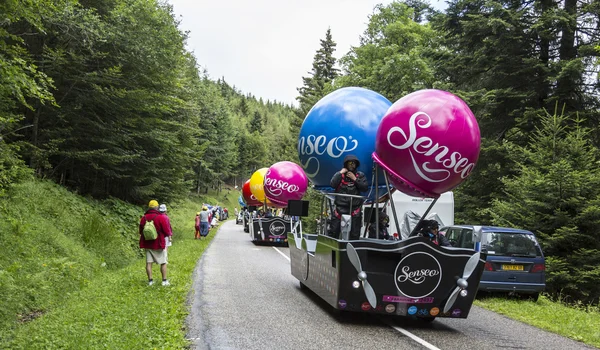 Caravana de Senseo - Tour de France 2014 — Foto de Stock