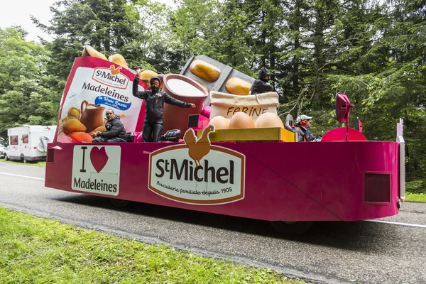 Samochód z St. Michel Madeleines - Tour de France 2014 — Zdjęcie stockowe