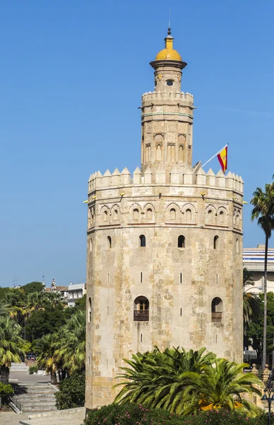 Toren van goud (Torre del Oro) in Sevilla — Stockfoto