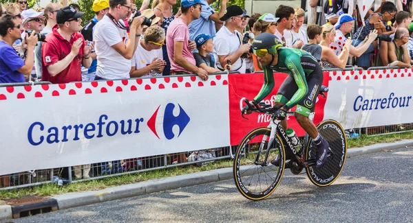 Bisikletçi Yohann gen - Tour de France 2015 — Stok fotoğraf