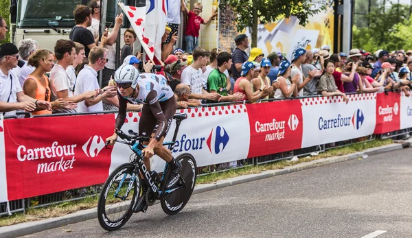 Rowerzysta Johan Summeren - Tour de France 2015 — Zdjęcie stockowe