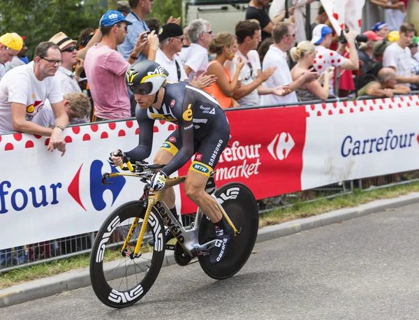 Rowerzysta Tyler Farrar - Tour de France 2015 — Zdjęcie stockowe