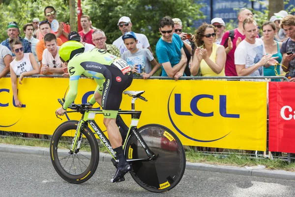 Rowerzysta Nathan Haas - Tour de France 2015 — Zdjęcie stockowe