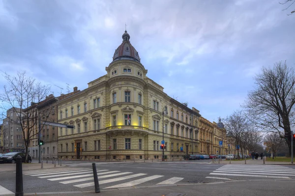 Arquitetura Antiga Zagreb Croácia — Fotografia de Stock