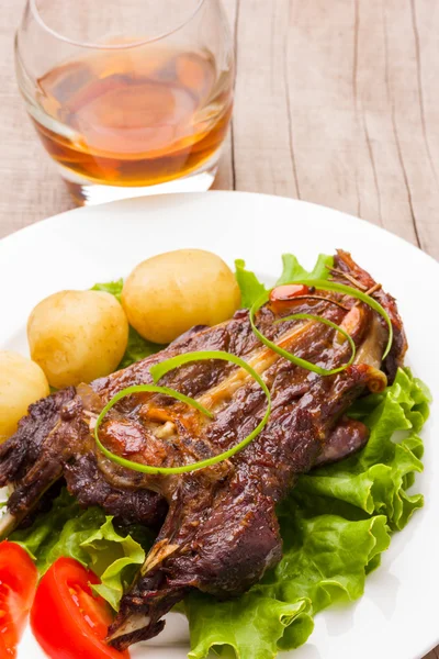 Roasted lamb — Stock Photo, Image