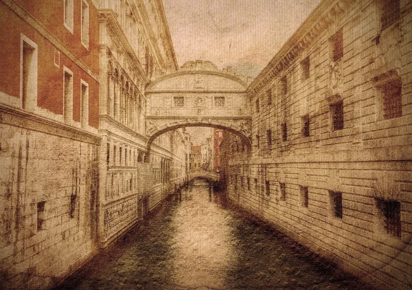 Bridge of sighs ( ponte dei sospiri). Venice — Stock Photo, Image