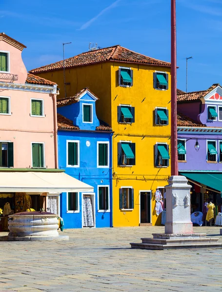 Burano island. Venice. Italy. — Stock Photo, Image