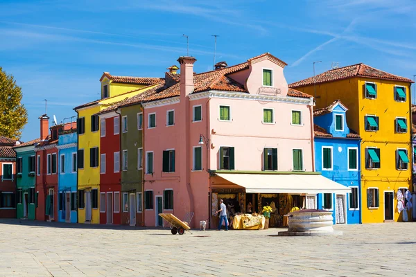 Ilha de Burano. Veneza. Itália . — Fotografia de Stock