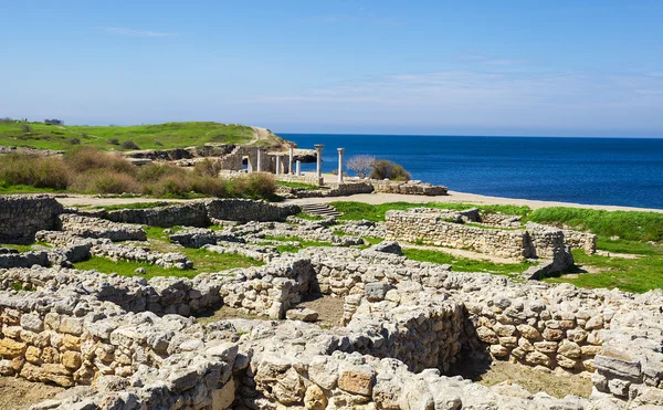 Ruins of Chersonese. Crimea. Ukraine. — Stock Photo, Image