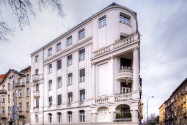 Zagreb 'in mimarisi. Hırvatistan.