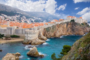 Dubrovnik kalede. Hırvatistan.