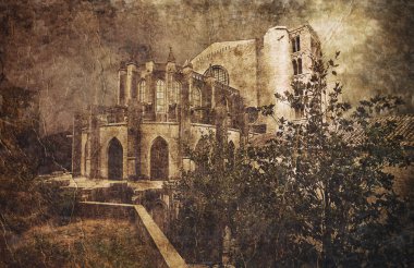 Catedral de Gerona. Girona. İspanya