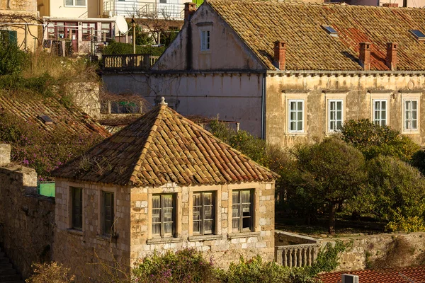 Antigua arquitectura de Dubrovnik. Croacia . — Foto de Stock