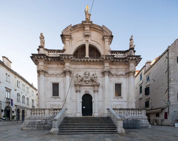 Kostel Saint Blaise. Dubrovník. Chorvatsko. — Stock fotografie