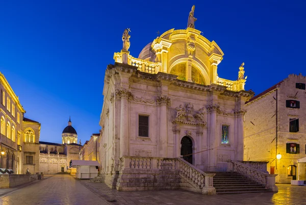 Kostel Saint Blaise. Dubrovník. Chorvatsko. — Stock fotografie