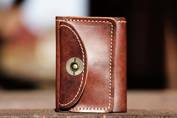 Leather wallet — Stock Photo, Image