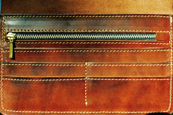 Cartera de cuero — Foto de Stock