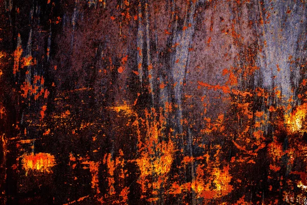 Kırık boya ve yaşlı zaman paslı metal arka plan